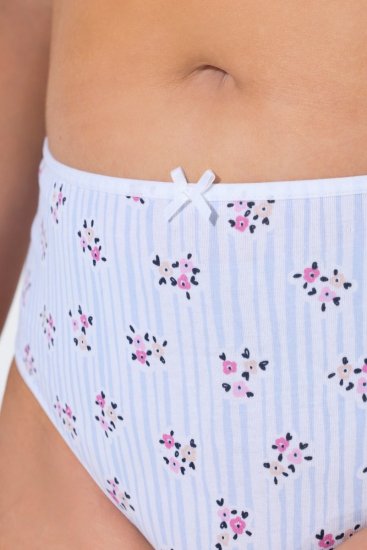 Ulla Popken 849098 Biksītes ar ziediem 5 gab. Gaiši zils - Biksītes - 