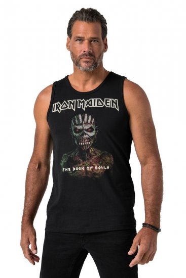 JP1880 849285 Iron Maiden The Book of Souls Bezpiedurkņu krekls Melns - Grupas T-krekli - Grupu un mūzikas T-krekli