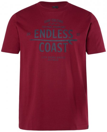 Men+ 448 T-krekls Endless Coast Vara brūns - T-krekli - T-krekli - 2XL-14XL