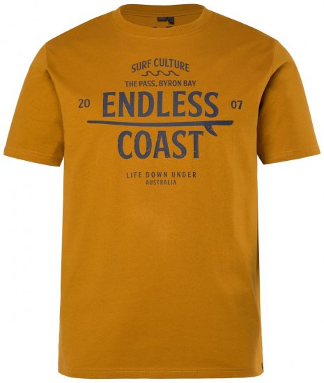 Men+ 448 T-krekls Endless Coast Gaiši lazdu riekstu - T-krekli - T-krekli - 2XL-14XL