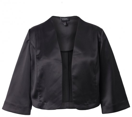 Ulla Popken 849457 Bolero Melns - Jakas - Jakas sievietēm lielos izmēros