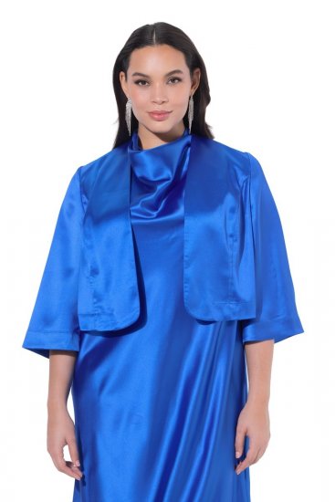 Ulla Popken 849457 Bolero Karaliski zils - Jakas - Jakas sievietēm lielos izmēros