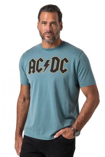 JP1880 849790 AC/DC Classic Logo T-krekls Tirkīzzils - Grupas T-krekli - Grupu un mūzikas T-krekli