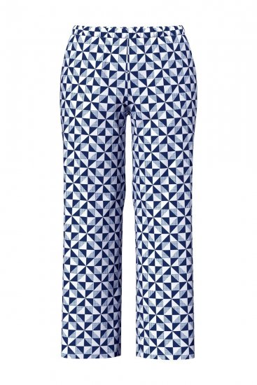 Ulla Popken 849850 Pidžama ar rūtām Gaiši zils - Pidžamas/Loungewear - 
