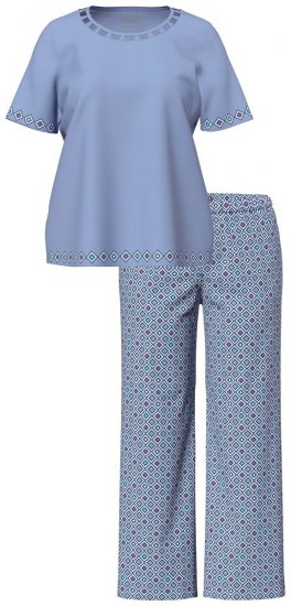 Ulla Popken 850045 Pidžama ar īsām piedurknēm Gaiši zils - Pidžamas/Loungewear - 