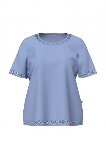 Ulla Popken 850045 Pidžama ar īsām piedurknēm Gaiši zils - Pidžamas/Loungewear - 