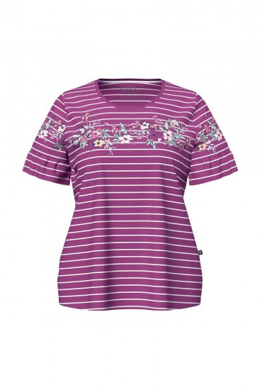 Ulla Popken 850403 Pidžama ar ziediem Violets - Pidžamas/Loungewear - 
