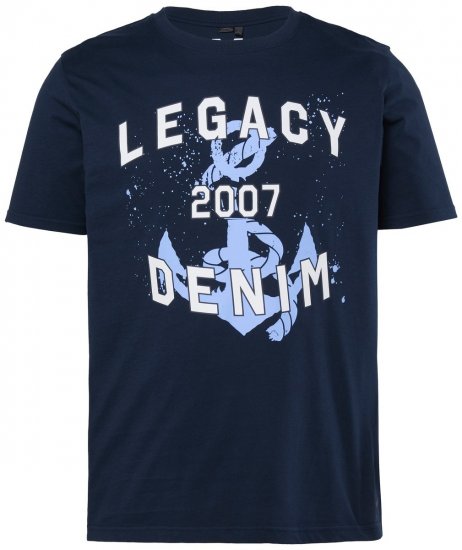 Men+ 440 T-krekls Legacy Denim Tumši zils - T-krekli - T-krekli - 2XL-14XL