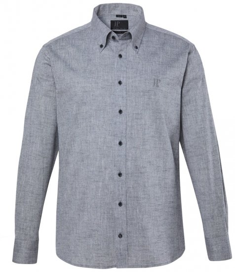 JP1880 850931 Chambray krekls ar garām piedurknēm Melns TALL - TALL krekli - TALL krekli gariem vīriešiem