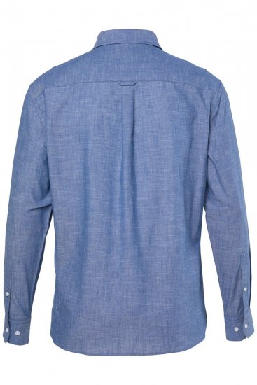 JP1880 850931 Chambray krekls ar garām piedurknēm Džinsa zils TALL - TALL krekli - TALL krekli gariem vīriešiem