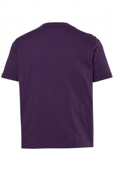 JP1880 850985 T-krekls ar apdruku uz krūtīm Tumši violets TALL - TALL T-krekli - T-krekli gariem vīriešiem