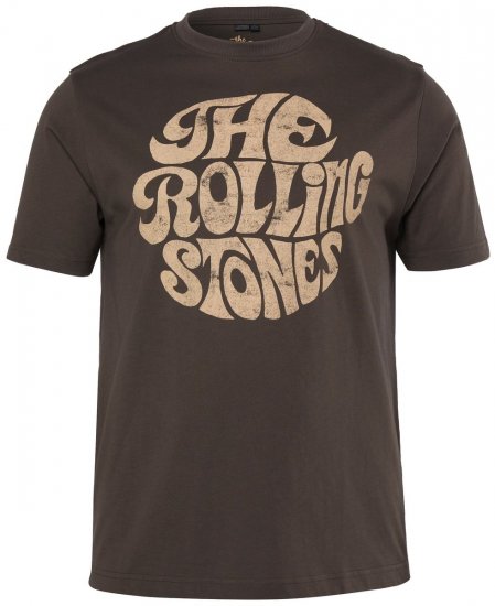 JP1880 851001 Rolling Stones Retro Logo T-krekls Lazdu rieksts - Grupas T-krekli - Grupu un mūzikas T-krekli