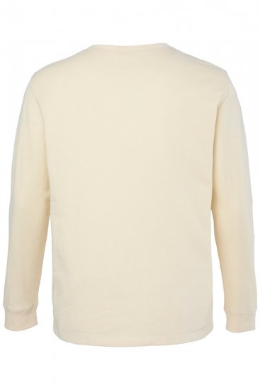 JP1880 851075 Henley krekls ar garām piedurknēm Smilšu pelēks TALL - TALL T-krekli - T-krekli gariem vīriešiem