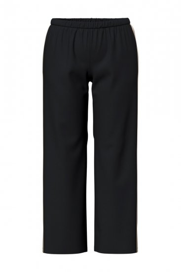 Ulla Popken 851245 Pidžama ar svītrām Melns - Pidžamas/Loungewear - 