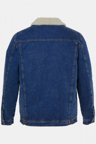 JP1880 851363 Džinsa jaka ar teddy oderi Džinsa zils - Jakas & Lietus apģērbs - Jakas - 2XL-12XL