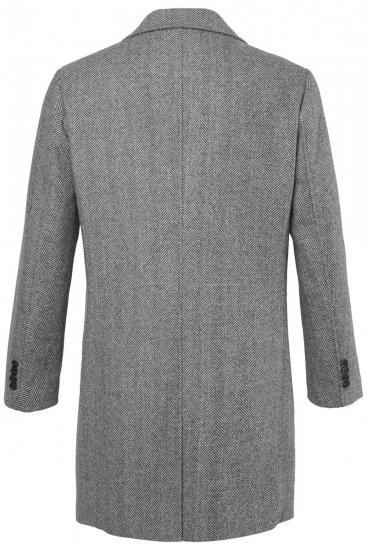 JP1880 851613 Divrindu Vilnas mētelis Tumši pelēks - Jakas & Lietus apģērbs - Jakas - 2XL-12XL