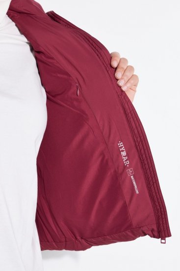 Ulla Popken 851833 Stepēta veste ar stāvapkakli Sarkans - Vestes - 