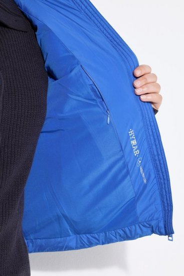 Ulla Popken 851833 Stepēta veste ar stāvapkakli Zils - Vestes - 