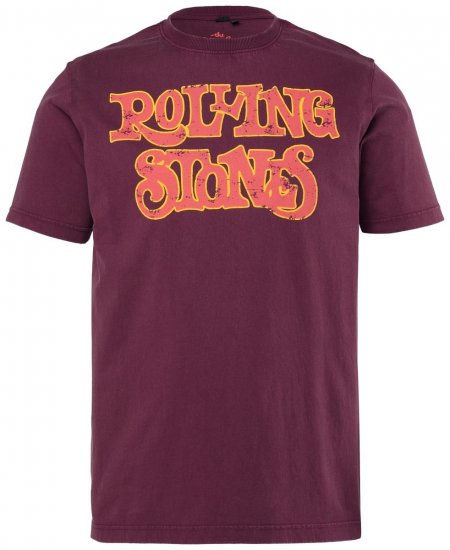JP1880 851910 Rolling Stones Vintage Logo T-krekls Baklažānu - Grupas T-krekli - Grupu un mūzikas T-krekli