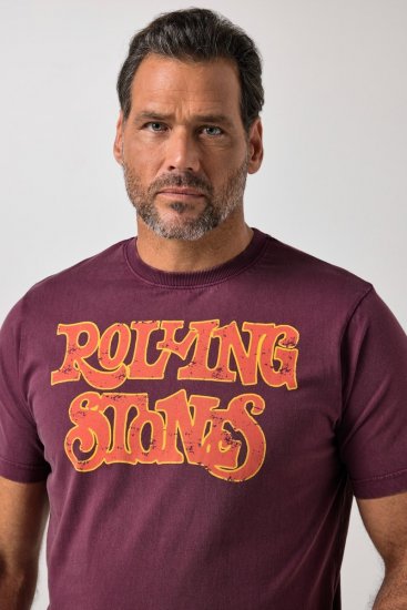 JP1880 851910 Rolling Stones Vintage Logo T-krekls Baklažānu - Grupas T-krekli - Grupu un mūzikas T-krekli