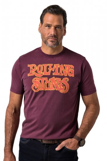 JP1880 851910 Rolling Stones Vintage Logo T-krekls Baklažānu - Grupas T-krekli - Grupu un mūzikas T-krekli