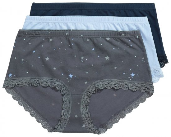 Ulla Popken 852249 Biksītes 3 gab. Antracīta - Biksītes - 
