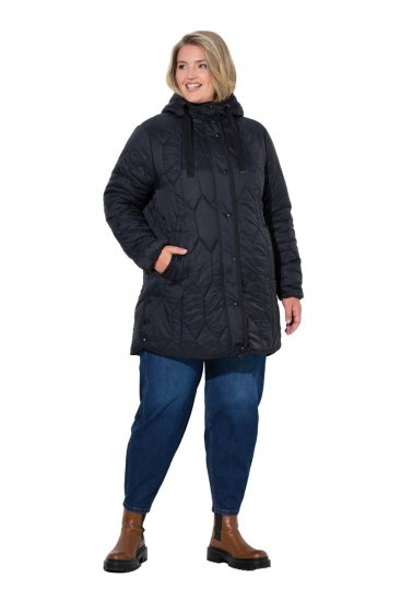 Ulla Popken 852413 Stepēta jaka Melns - Jakas - Jakas sievietēm lielos izmēros