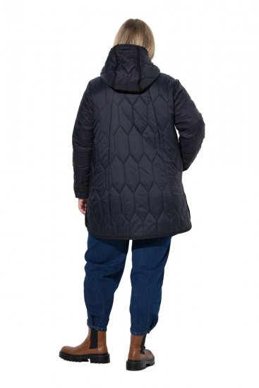 Ulla Popken 852413 Stepēta jaka Melns - Jakas - Jakas sievietēm lielos izmēros