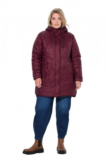 Ulla Popken 852413 Stepēta jaka Plūmju - Jakas - Jakas sievietēm lielos izmēros