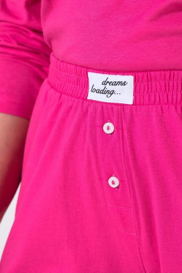 Ulla Popken 852752 Pidžamas šorti ar svītrām 2 gab. Rozā - Pidžamas/Loungewear - 