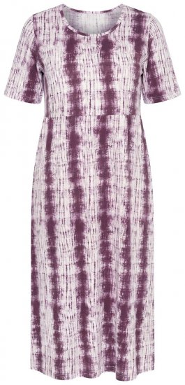 Ulla Popken 852854 Svītraina midi kleita Brūns - Midi kleitas - Midi kleitas lielajos izmēros