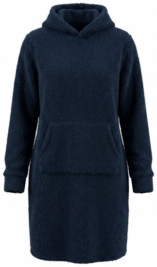 Ulla Popken 853353 Mājas kleita ar kapuci Tumši zils - Pidžamas/Loungewear - 
