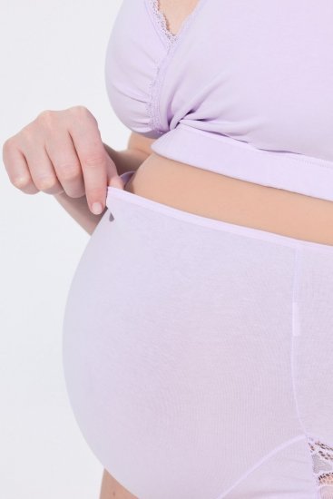 Ulla Popken 853640 Grūtnieču biksītes ar mežģīnēm Vecrozā - Biksītes - 