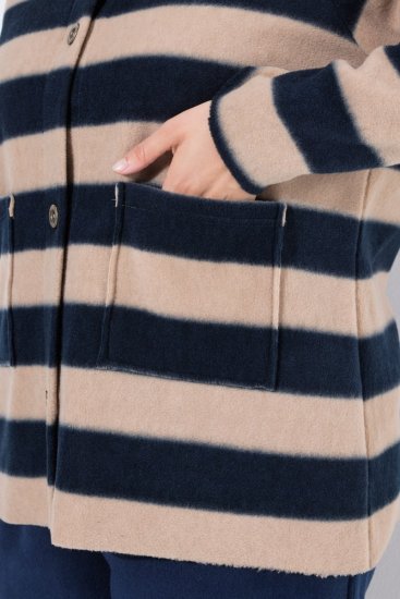 Ulla Popken 854366 Flīsa jaka Gaiši brūns - Jakas - Jakas sievietēm lielos izmēros