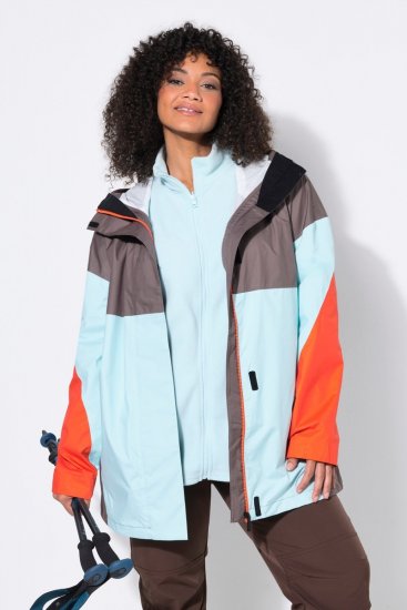 Ulla Popken 855313 Parka Taupe - Mēteļi - Lielo izmēru mēteļi sievietēm