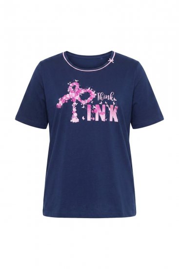 Ulla Popken 856141 Pidžama ar garām piedurknēm Tumši zils - Pidžamas/Loungewear - 