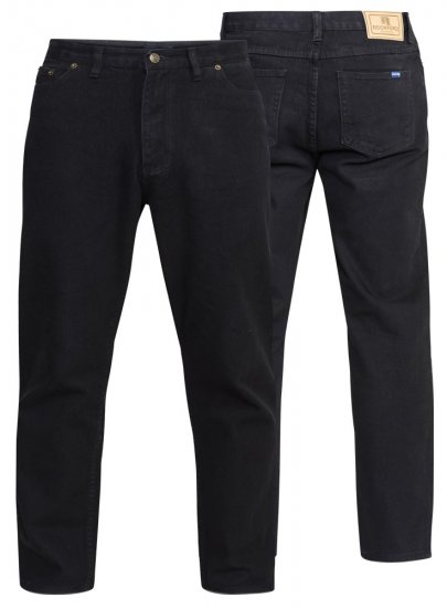 Rockford Comfort Jeans Black TALL SIZES - VĪRIEŠU APĢĒRBS MT-6XLT - Apģērbs gariem vīriešiem