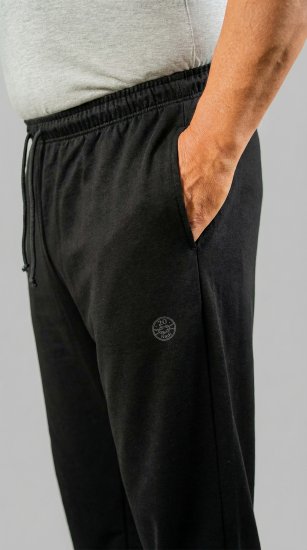 20 Nodi Grecale Stretch Fleece Cotton Sports Pants with Enzyme and Soft Touch Treatment Black - Sporta bikses un šorti - Sporta bikses un Sporta šorti - 2XL-12XL