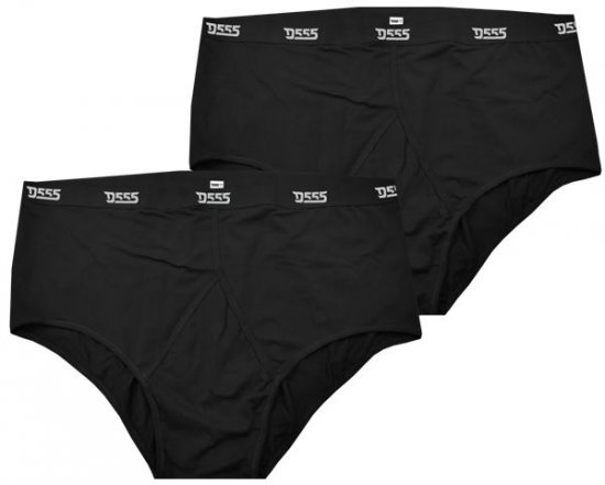 D555 Thompson Briefs Underwear 2-pack Black - Apakšveļa un peldšorti - Apakšveļa - 2XL-8XL