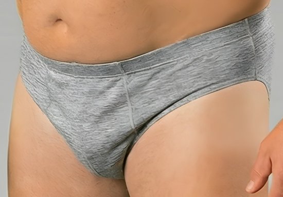20 Nodi 934 Stretch Cotton Briefs Grey - Īsās apakšbikses - Vīriešu Apakšbikses Lieli Izmēri