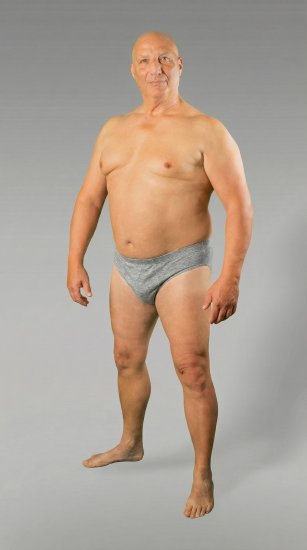 20 Nodi 934 Stretch Cotton Briefs Grey - Īsās apakšbikses - Vīriešu Apakšbikses Lieli Izmēri