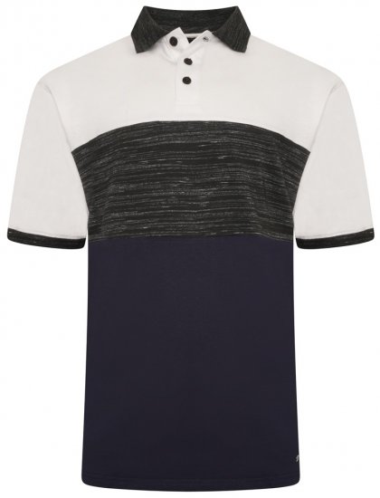 Kam Jeans 5484 Cut & Saw Inject Polo Shirt Charcoal - Polo krekli - Polo krekli - 2XL-8XL