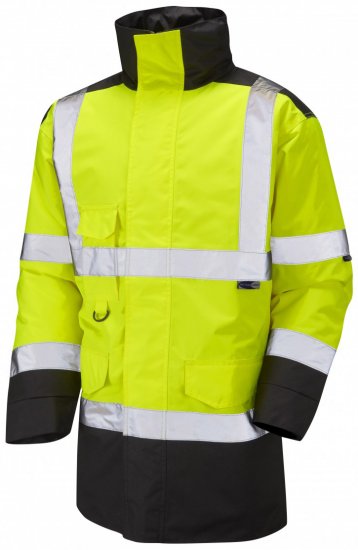 Leo Tawstock Warm Quilted Anorak Hi-Vis Yellow/Black - Darba apģērbs - Darba apģērbs - 3XL-10XL