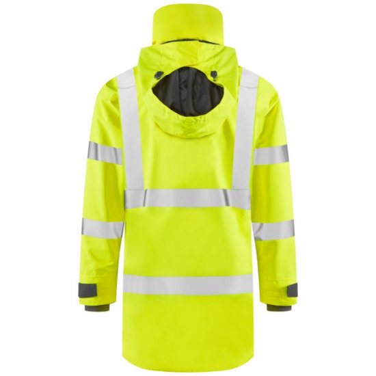Leo Eastleigh Ecoviz 10K Performance Breathable Anorak Hi-Vis Yellow - Darba apģērbs - Darba apģērbs - 3XL-10XL