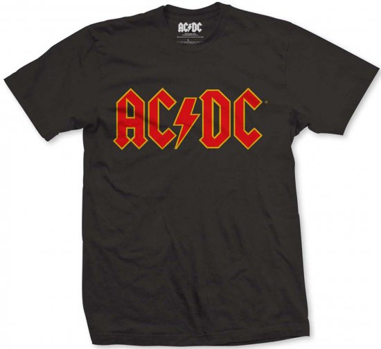 AC/DC Logo T-shirt Black - T-krekli - T-krekli - 2XL-14XL