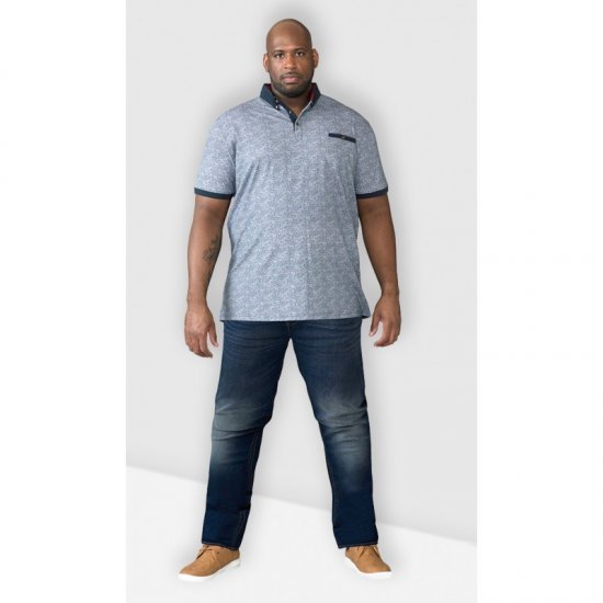 D555 Ambrose Tapered Fit Stretch Jeans Dark Blue TALL SIZES - VĪRIEŠU APĢĒRBS MT-6XLT - Apģērbs gariem vīriešiem