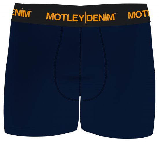 Motley Denim Amsterdam Boxershorts Navy 2-pack - Apakšveļa un peldšorti - Apakšveļa - 2XL-8XL