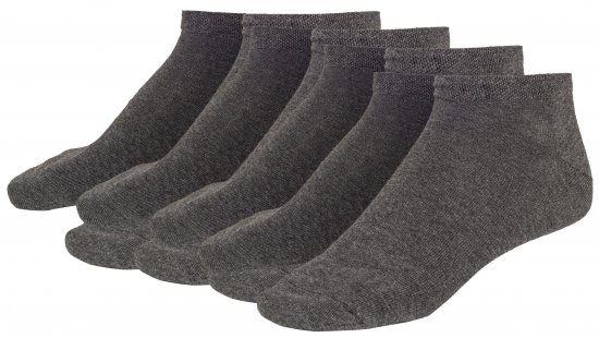 Adamo Anton sneaker-socks Charcoal 4-pack - Apakšveļa un peldšorti - Apakšveļa - 2XL-8XL