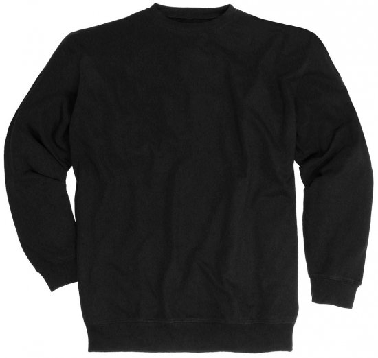 Adamo Athen Crew neck Sweatshirt Black - Džemperi un džemperi ar kapuci - Džemperi - 2XL-14XL