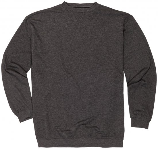 Adamo Athen Crew neck Sweatshirt Charcoal - Džemperi un džemperi ar kapuci - Džemperi - 2XL-14XL